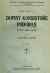 Tischer František - Dopisy konsistoře podobojí z let 1609-1619. Nové řady č. 2