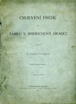 Jičínský Karel Dr. - Objevení fresk na zámku v Jindřichově Hradci.