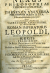 Weis Georgius - Nexus philosophiae theorico-politicae, seu Theses ex vniversa philosophia peripatetica, ethicis consentientes principiis: quas faventibus auspiciis sacratissimi, augustissimi et invictissimi Roman: Imperatoris Leopoldi, .......