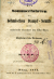 [Hoser, Josef Karl Eduard] - Die Sommerfahrten der böhmischen Dampf-Schiffe und der malerische Charakter des Elbe-Thals von Obřistwj bis Meissen. Von Dr. J. K. H...r.