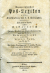 Crusius, Christian (Hrsg.) - Topographisches Post-Lexikon aller Ortschaften der k. k. Erbländer. Des zweiten Theils, welcher Oesterreich nehmlich: Inner- Nieder- und Ober-Oesterreich, und die Gebiete Brixen und Trient in sich enthält, dritter Band, von N. bis T. ...