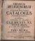 Bonanni Philippo - ORDINUM RELIGIOSORUM IN CCLESIA MILITANTI CATALOGUS EORUMQUE INDUMENTA IN ICONIBUS EXPRESSA ET OBLATA CLEMENTI XI. PONT. MAX. Pars I - III