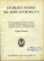 Šourek, Otakar - Dvořák's Werke / Skladby Dvořákovy. Ein vollstämdiges Verzeichnis in chronologischer, thematischer und systematischer Anordnung ... / Úplný seznam chronologický, thematický a systematický uspořádal ...