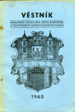  - Věstník Musejního spolku královského města Rakovníka a politického okresu rakovnického. ... Svazek XXX.