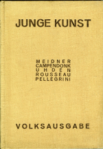  - Junge Kunst. [Konvolut pěti monografií.]