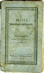  - Witěz. Potrestaná wssetečnost. Dwě powjdky z Německého přeloženy.