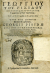 Pisida, Georgius (Georgios Pisides, Georges de Pisidie) - OPVS SEX DIERVM seu mundi opificium, GEORGII PISIDAE DIACONI ET REFERENDARII Constantinopolitauae Ecclesiae, Poëma, Eiusdem Senarii de Vanitate vita. Omnia Graece in lucem edita, & Latinis eiusdem generis expressa per Fed. Morellum Federici F. cum fragmentis ex Suida & aliis.