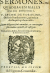 Voragine, Jacobus de - SERMONES QVADRAGESIMALES EXIMII DOCTORIS, F. IACOBI DE VORAGINE, Ordinis Praedicatorum, quondam Archiepiscopi Ianuensis. Quam diligentissime emendati, ac cum magna solicitudine correcti, et castigati. Cum gemine Indice, Annotationum. f. in principio, & Sermonum in fine.