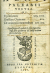 Aonius Palearius Verulanus - Epistolarum Lib. IIII., Eiusdem Orationes XII., De animoru immortalitate Lib. III. Quod scriptae est oratio in L. Muraenam, praemissa sunt quaedam ex M. Tulii oratione pro L. Muraena.