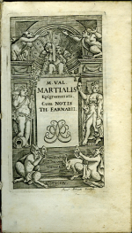 Martialis, Marcus Valerius - Epigrammata. Cum NOTIS TH. FARNABII.