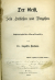 Smetana, Augustin Dr. - Der Geist, Sein Entstehen und Vergehen. Philosophische Encyklopädie.