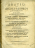 Richlowsky, Joannes Alexius - ORATIO, QUAM IN COENA DOMINI ANNO MDCCCIX PRAGAE IN S. METROPOLITANA ECCLESIA DIXIT JOANNES ALEXIUS RICHLOWSKY, DEI, ET APOSTOLICAE SEDIS GRATIA EPISCOPUS THERMIENSIS, SUAE REVERENDISSIMAE SERENITATIS DOMINI DOMINI PRINCIPIS ARCHIEPISCOPI PRAGENSIS SUFFRAGANEUS, S. METROPOLIT. ECCLESIAE PRAGENSIS CANONICUS, DECANUS AD S. APOLLINAREM, IN ANTIQUISSIMA ET CELEBERRIMA CAROLO-FERDINANDEA UNIVERSITATE PRAGENSI AA. LL. PHILOSOPHIAE ET SS. THEOLOGIAE DOCTOR, ET REVERENDISSIMI ARCHIEPISCOPALIS CONSISTORII CONSILIARIUS.