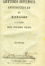 [Wolff, Charles Theodore - redakce] - LETTRES DIVERSES INSTRUCTIVES ET MORALES A L´USAGE DES JEUNES GENS.