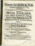 Schindler, Daniel Anton - DIVUS NORBERTUS Unanimi totius Boëmiae voto desideratus, Solenni Purpurati Archi=Praesulis Prageni Decreto destinatus  REGNI PATRONIS, Inter festivae Translationis Solemnia Arca viva Spiritus Sancti Publica precatione in Teynensi Statione falatus; Demum: sae CVLarIIVbILaeo, qVIinto IDVs MaII, Arca foederis, Novique Testamenti Sanctuarium Votiva peroratione, Sionaea in Basilica celebratus, Suggerente Argumentum dicendi L. Regum 2. c. 6. v. 12.