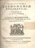 Scherffer, Carolo (Karl) - INSTITUTIONES ASTRONOMIAE THEORETICAE, CONSCRIPTA IN USUM TIRONUM.