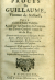 Stafford, William Howard Viscount - PROCES De GUILLAUME, Vicomte de Stafford, POUR Crime de haute Trahison. Accusé par la Chambre des Communes d´avoir Conspiré contre la vie du Roy. D´avoir voulu extirper la Religion Protestante. D´avoir  voulu renverser le Gouvernement. Et d´avoir voulu introduire le Papisme. Commencé à West-munster le 30. Novemb. Et achevé le 7. Decembre, 1680. Traduit sur l´Original Anglois. Lequel a esté imprimé dans l´imprimerie Royale à Londres.