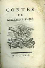 [Voltaire, vl. jm. François Marie Arouet] - CONTES DE GUILLAUME VADÉ.