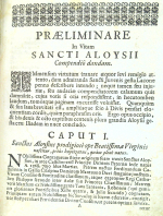 Schardt, Christian - Via Viri Adolescentia. Sive in Primo Aetatis Flore Aloysij Gonzagae, Matura Sanctitas Solenni Apotheosi a Sactissimo DD. Nostro Benedicto XIII. Orbi promulgata Et Vitae compendio, Elogijs, Symbolis, Epigram