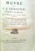 Weirotter, Franz Edmund - OEUVRE DE F. E. WEIROTTER, PEINTRE ALLEMAND, Né a Inspruck en 1730, et mort á Vienne en 1771; Contenant deux cent quinze Paysages et Ruines, desinnés d´asprés nature, tant en France qu´en Italie; gravés a l´eauforte avec beaucoup de gout, par luimeme.