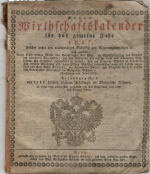  - Neuer Wirthschaftskalender für das gemeine Jahr 1827, ...