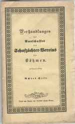  - Verhandlungen des Ausschusses des Schafzüchter-Vereins für Böhmen. Achtes Heft.