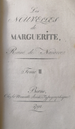 Marguerite de Navarre - Les NOUVELLES de MARGUERITE, Reine de Navarre. (Heptameron françois.) Tome II. + III.