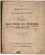  - Die Jubelfeier Sr. Hochwürden und Gnaden des Herrn, Herrn Anton Goskho von Sachsenthal, insulirten Prälaten in Böhmisch=Krumau, Erzpriesters und Consistorial Raths der budweiser Diözes. Am 4. September 1825.