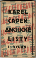 Čapek, Karel - Anglické listy.