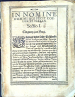 (Theobald, Zacharias) - Arcana Naturae: Das ist Sonderliche geheimnus der Natur, so wol aus glaubwirdigen Autoribus als aus aigner erfahrung zusammen getragen.