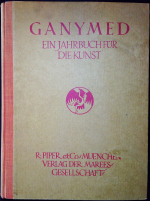  - Ganymed. Jahrbuch für die Kunst. 15. díl.