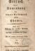 [Eckartshausen, Carl von] - Versuch einer Anwendung der höheren Mathematik auf die Chymie. Nebst einem Anhange der neuesten Versuche über das Licht, als Princip der Dinge. Mit den neuesten Erfahrungen belegt. Von 15. (= Carl von Eckartshausen)