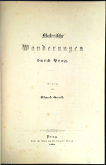 Herold, Eduard - Malerische Wanderungen durch Prag.