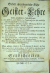  - Sieben abentheuerliche Sätze in der Geister=Lehre dieses aufgeklärten Jahrhunderts: I. Die Fürsten, und Mächte der Finterniß ohne alle natürliche Würckungs=Kraft in die Körper: II. Die verworssene Geistere taugliche Werckzeug GOttes zur übernatürlichen Gab, Wunder zu thun: III. Die sichtbare Erscheinungen des Satans, entweder ein leeres Nichts, oder ein Wunderwerck: IV. Die aberglaubische Handlungen ohne teuflische Gemeinschfft, und Mitwürckung, Sünddenfrey: V. Die Hexereyen ohne Bündniß mit dem Satan, ein ohnsträflicher Aberwitz: VI. Die Zauberreyen, würckungslose Unternehmen, oder unschuldige Charlatanerie, und Grossprecherey: VII. Der teuflische Besitzungen jetziger Zeiten, entweder Betrug, oder Kranckheit, oder Einbildung: Aber Von allem, was in der Religion Heiliges, in der Gottesgelerthheit ohntriegliches, in der Historie glaubwürdiges, in der Rechtswissenschafft bewährtes, und in der Weltweißheit gründliches anzutreffen, als unächt mißkennet, und verworffen, durch verschiedene Sendschreiben eines altglaubigen Theologen bey dem Taubersluß, an seinen Freund einen Philosophen nächts dem Donaustrom.
