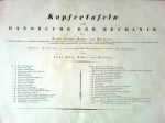 Gerstner, Franz Joseph Ritter von - Kupfertafeln zu dem Handbuche der Mechanik von Franz Joseph Ritter von Gerstner,... aufgesetz, mit Beiträgen von neuern englischen Konstruktionen vermehrt und herausgegeben von Franz Anton Ritter von Gerstner. Band I-III.