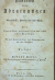 Hoser, Johann - Handbuch über die Abrainungen der Grundstücke, Herrschaften und Güter. Nach ökonomischen, mathematischen und rechtlichen Grundsätzen. Mit einer Grenzbeschreibung, einer Grenzerneuerung und einer Grenzkarte.