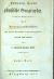 Kant, Immanuel - Immanuel Kant´s physische Geographie. Auf Verlangen des Verfassers, aus seiner handschrift herausgegeben und zum Theil bearbeitet von D. Friedrich Theodor Rink. Erster + Zweyter Band.