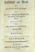 Eckartshausen, Karl von - Aufschlüsse zur Magie aus geprüften Erfahrungen über verborgene philosophische Wissenschften und verdeckte Geheimnisse der Natur. Zweiter Band, Zweite Abtheilung.