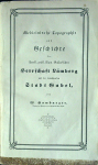 Hamburger, W.(olfgang) - Medicinische Topographie und Geschichte der Excell. gräfl. Clam=Gallas´schen Herrschaft Lämberg und der benachbarten Stadt Gabel.