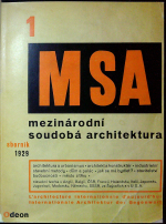  - MSA 1. Mezinárodní soudobá architektura. Sborník.