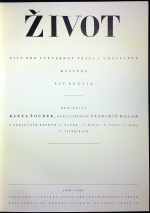 Šíma, Josef - Život. List pro výtvarnou práci a uměleckou kulturu. XIV. ročník.