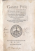 Gemma Frisius - Gemmae Frisii medici ac mathematici de Astrolabo Catholico Liber quo latissime patentis Instrumenti multiplex vsus explicatur, & quicquid vspiam rerum Mathematicaru[m] tradi possit continetur. Ad Sereniss Hispaniae, Angliae, & Franciae regem, Philippum Caroli V. Caesaris semper augusti filium.