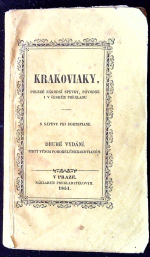  - Krakoviaky, polské národní spěvky, póvodně i v českém překadu.  nápěvy pri fortepianě.