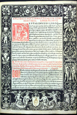 Gellius, Aulus - Accipite studiosi omnes Auli Gellii noctes micantissimas: In quibus vigilias [et] somnum pacatissime reponatis. Nihil enim in latinis obstrepet inconcinnum. In Graecis minus. Quippe quae nunq[ue] antehac fuerint accuratius emendata. Hinc rerum [et] dictionum speciosarum indicem locupletissimu[m] habetote. Et libri. VIII. Quem desideramus capita> quae antehac nunq[uam] in lucem prodierunt.