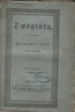 Klicpera, Václav - Dwogčata. Dramatická báseň w ssesteru gednánj.