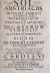 Besnecker, Johann Adam - SOL AUSTRIACUS IN XII SIGNIS ZODIACI SYMBOLICE REPRAESENTATUS CUM PROTASI ET APODOSI EX XII CAESARUM SYMBOLIS AD MATERIAM JURIDICAM DE SIGNIS PER XII DISSERTATIONES ACCOMODATA. QUEM SUB GLORIOSISSIMIS AUSPICIIS AUGUSTISSIMI ET INVICTISSIMI ROMANORUM IMPERATORIS CAROLI VI GERMANIAE, HISPANIAE, HUNGARIAE, ET BOHEMIAE, etc. etc. REGIS POTENTISSIMI. In Alma Caesarea Regiáque Carolo-Ferdinandea Universitate Pragensi.  (in verso): SUB RECTORATU ADMODUM REVERNDI, AC EXIMII PATRIS P. FRANCISCI FRAGSTEIN e Societate JESU, SS. Theol. Doctoris, Caesaro-Academici Collegii ejusdem Societatus Jesu ad S. Clementem Vetero-Pragae, nec non Universitatis Carolo-Ferdinandae Pragensis p. t. RECTORIS MAGNIFICI: PRAESIDIBUS PRAENOBILI, GENEROSO, CLARISSIMO, AC CONSULTISSIMO VIRO D. JOANNE ADAMO BESNECKER, J. U. D. Sacrae Caesareae Regiaeque Majestatis Consiliario, SS. Canonum Professore Regio Publico & Ordinario, Venerabilis Archi-Episcopalis Consistorij Pragensis Assessore, & Inclytae Facultatis Juridicae Seniore, NEC NON PRAENOBILI, GENEROSO, CLARISSIMO, AC CONSULTISSIMO VIRO D. WENCESLAO XAVERIO NEÜMAN de PUCHOLTZ, J. U. D. Sacrae Caesareae Regiaeque Majestatis Consiliario, Codicis Professore Regio Publico & Ordinario, Regii Fisci Adjuncto, in Regno Boëmiae Advocato Jurato. Annuente Amplissimo Juris-Consultorum Collegio, Pro consequenda ex utroque Jure laurea, publicae Disputationi exhibuere ADMODUM REVERENDI AC RELIGIOSI DIMINI Antonius Mader, & Wenceslaus Frölich Sacri Militaris Ordinis Crucigerorum cum Rubea Stella Professi, J. U. Candidati.