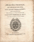  - PROCES VERBAL DE L´EXHUMATION DES RESTES DE M. ROBERT-JOSEPH POTHIER, JURISCONSULTE, Décédé á Orléans en mil sept cent soixante-douze, ET DE LEUR TRANSPORT ET DÉPOT dans l´Ěglise Cathédrale de Sainte-Croix.