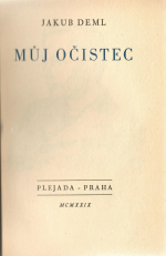 Deml, Jakub - Můj očistec.