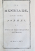 (Voltaire, Francois Marie Arouet) - La Henriade, divers autres poëmes, et toutes les piéces relatives a l´épopée.