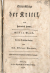 Home, Heinrich (Henry) - Grundsätze der Kritik. 1.+ 2. Band (komplet)