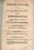 Nairne, Edward - The Description of a Single Microscope; And of an Apparatus Applicable to the fame, in order ti make it a Solar Microscope, Which will equally ferve for a Camera Obscura, And also for viewing Prints in Perspective, Greatly Improved for those Uses By Edward Nairne, At the Golden Spectacles, Reflecting Telescope and Hadley´s Quadrant, in Cornhill, opposite the Royal Exchange, London.